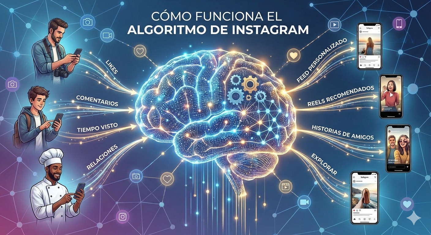 como funciona el algoritmo de instagram